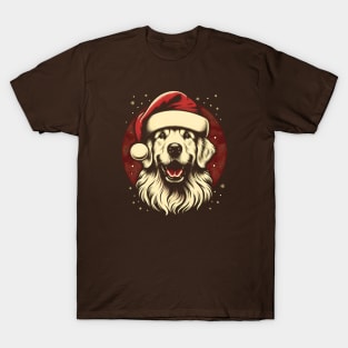 Santa's Furry Helper: Golden Retriever Christmas Sweatshirt T-Shirt